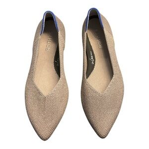 Rothy's Women's Beige and Blue Flats